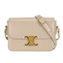 Teen Triomphe Shoulder Bag, &pound;1,900, Handbags, Beige, Leather, Front view